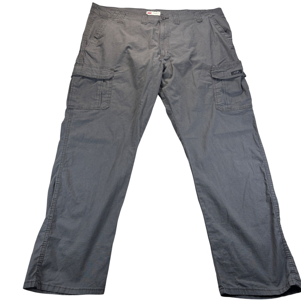 Wrangler Cargo Pants Mens 44x32 Gray Relaxed Fit Utility Gorpcore Workwear‎